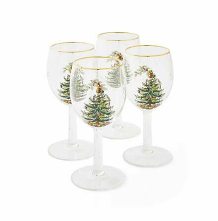 Christmas Tree Vinglas 36cl  4-pack