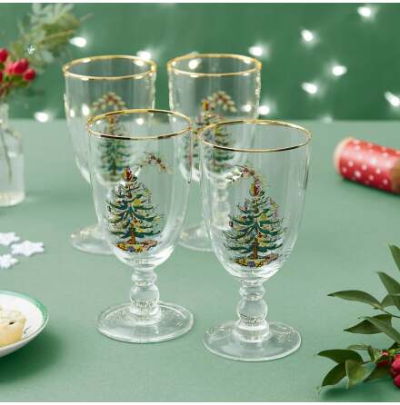 Christmas Tree Gobletglas 45cl 4-pack