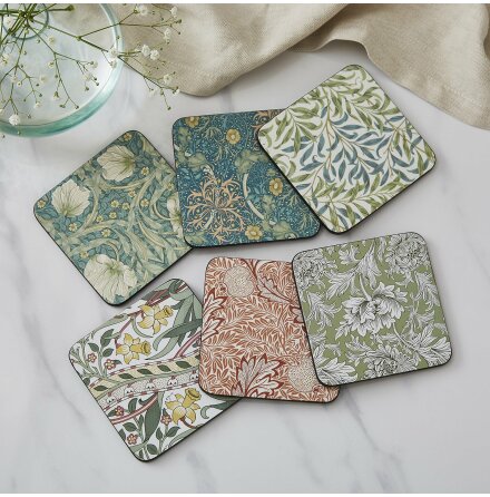 Morris & Co Coasters Pimpernel 10,5 x 10,5cm 6-pack